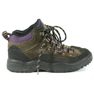 Yukon Adrenaline Euphoria Womens Size 9.5 Hiking Boots Shoes Brown Purple Black